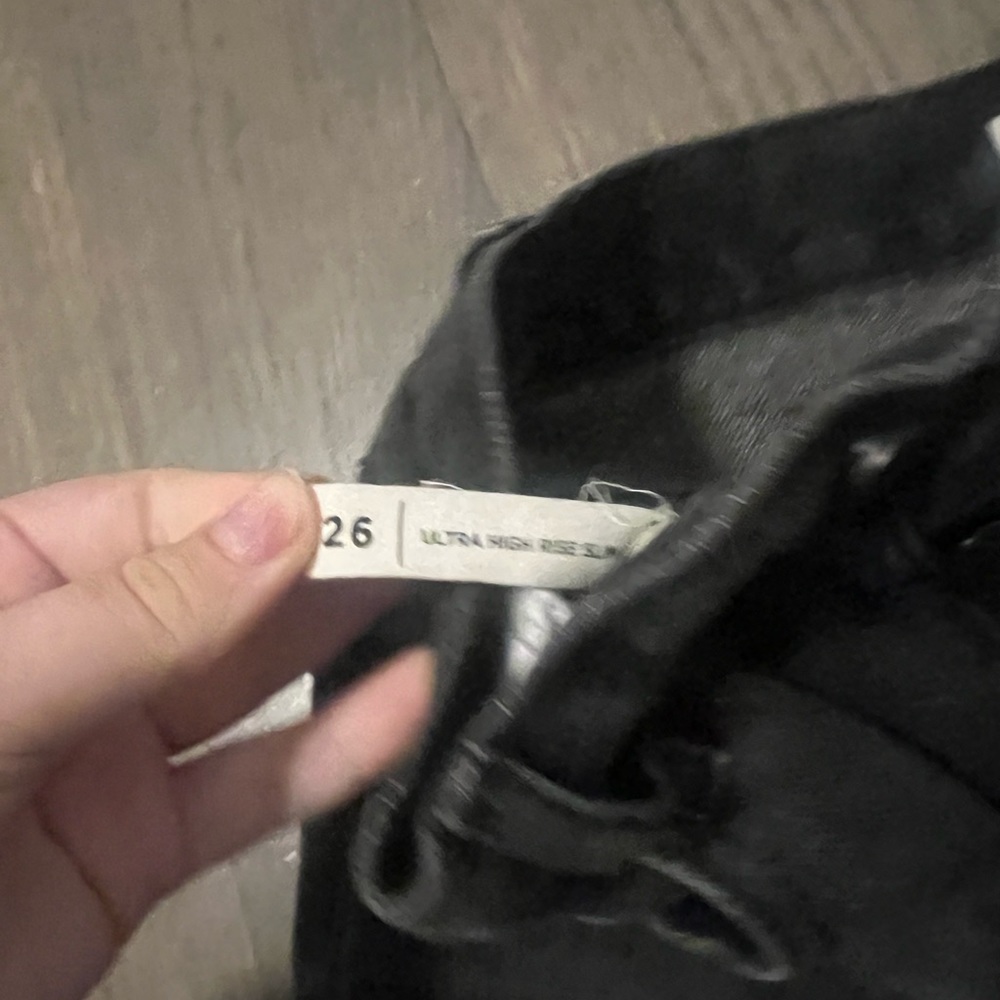 PacSun-Black Ultra High Waisted Slim Fit Jeans - Picture 5 of 6